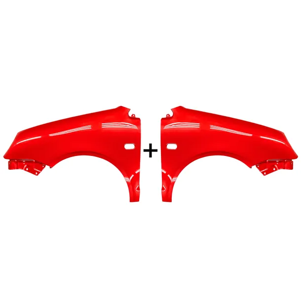 Błotniki VW POLO 9N Lewy + Prawy LP3G 01-05 Nowe Lakierowane Zestaw