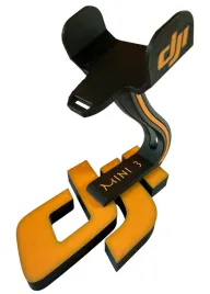 stojak-ekspozycyjny-do-drona-dji-mini-3-szaro-pomaranczowy