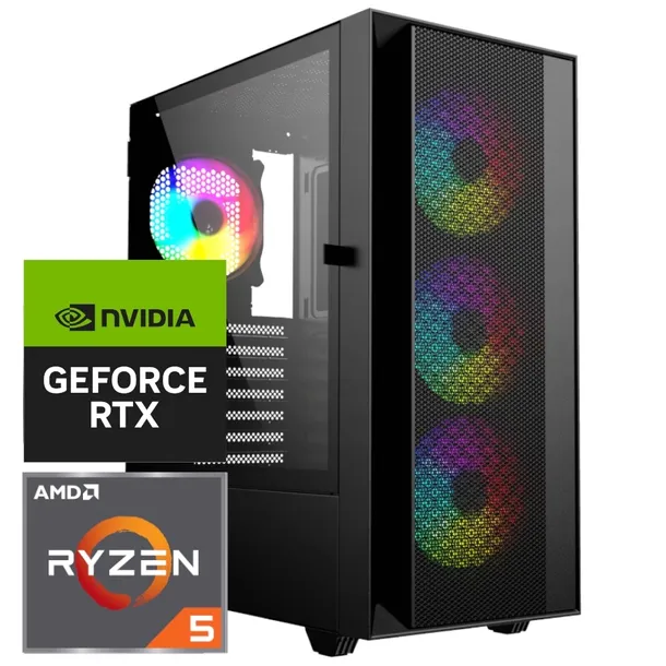 Komputer Gamingowy Ryzen 5 5500 16GB 512SSD nVidia RTX 5060