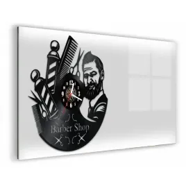 zegar-scienny-z-plyty-winylowej-na-lustrze-barber-shop-10-wzorow-59x29cm
