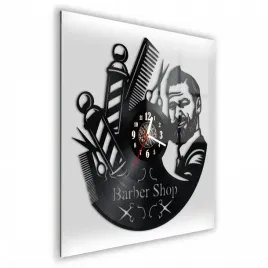 zegar-scienny-z-plyty-winylowej-na-lustrze-barber-shop-10-wzorow-30x30-cm