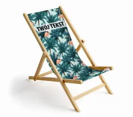 lezak-flamingi-wsrod-palm-z-twoim-tekstem-l27