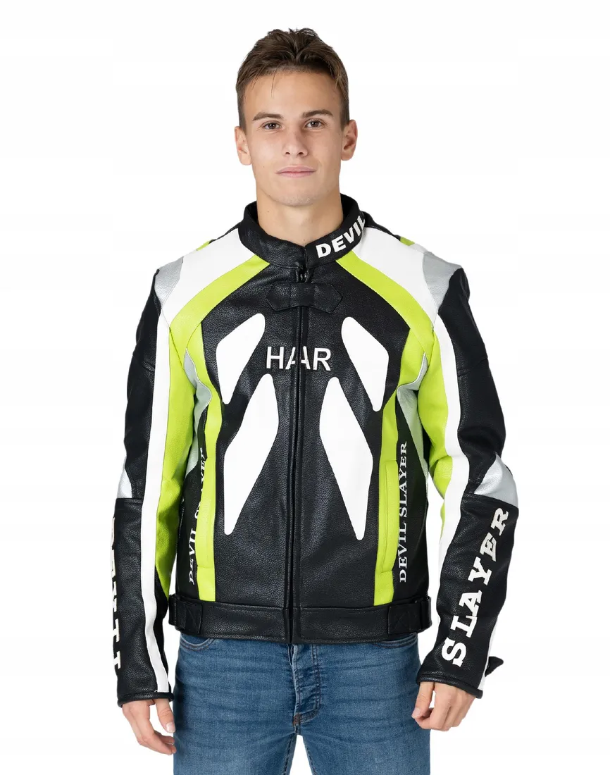 Kurtka Motocyklowa Męska Motor Skóra Y514-02 r XL – 44406910 - ERLI.pl