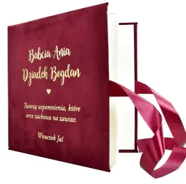 album-welurowy-tradycyjny-bordowy-dzien-babci-dziadka-prezent-od-wnukow-b21
