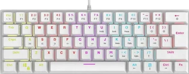 rampage-plowerk60-blue-switch-biala-stan-nowy
