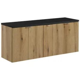 szafka-pod-umywalke-140-cm-nova-oak-dab-coast-evoke-z-czarnym-blatem