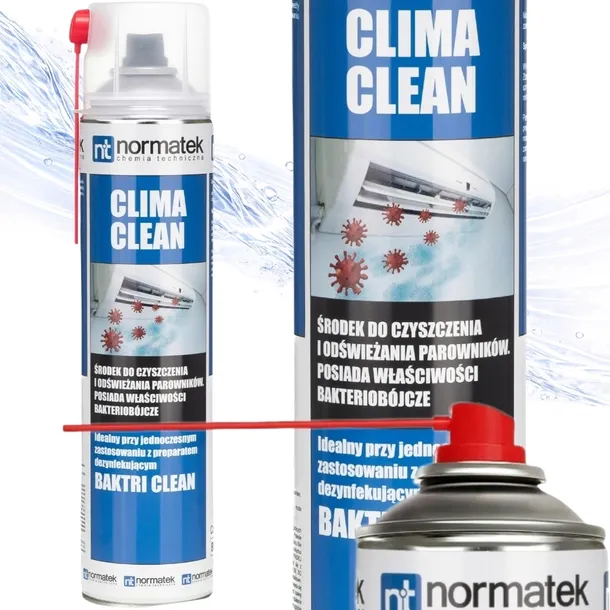 Normatek CLIMA CLEAN 600ml Pianka - Czyszczenie i Odgrzybianie Klimatyzacji