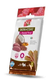 farmina-nandd-dog-quinoa-dental-treat-skin-and-coat-venison-mini-60g