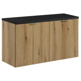 szafka-pod-umywalke-100-cm-nova-oak-dab-coast-evoke-z-czarnym-blatem