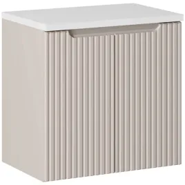 kaszmirowa-ryflowana-szafka-nova-cashmere-82-60-2d-z-blatem-60-cm-white