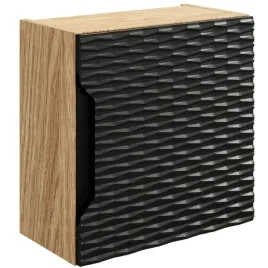 czarna-gorna-szafka-ryflowana-qubik-35-cm-ocean-black-83-35-dab-olejowany
