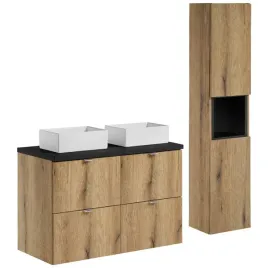 szafka-pod-umywalke-100-cm-nova-oak-z-blatem-i-umywalka-oraz-slupkiem