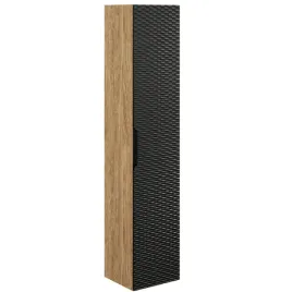 wysoki-ryflowany-slupek-lazienkowy-ocean-black-80-01-dab-olejowany-czarny