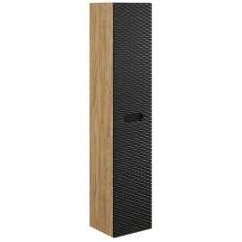 wysoki-ryflowany-slupek-lazienkowy-ocean-black-80-02-dab-olejowany-czarny