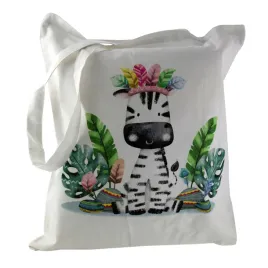 torba-bawelniana-biala-z-kolorowym-nadrukiem-zebra-zakupy-siatka-shopperbag