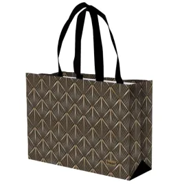 torba-na-zakupy-siatka-brazowa-zlote-romby-34x10x25-torebka-8l-wielorazowa