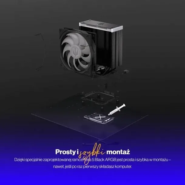 endorfy-fera-5-black-argb-chlodzenie-powietrzem-typ-podstawki-intel-socket-1851-amd-socket-am2-amd-socket-am3-amd-socket-fm2-intel-socket-2011-3