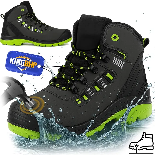 Buty robocze TRZEWIKI OCHRONNE HELIX S3 WODOODPORNE ANTYPRZEBICIOWE z NOSEK