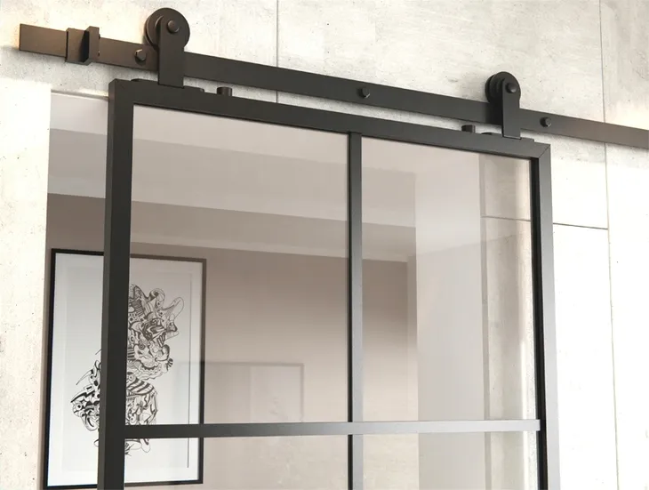 drzwi-szklane-przesuwne-system-loft-100-float-8a-kolor-wykonczenia-czarne