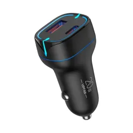 ladowarka-samochodowa-vfan-c11-usb-usb-c-pd-20w-qc-3-0-led-czarna
