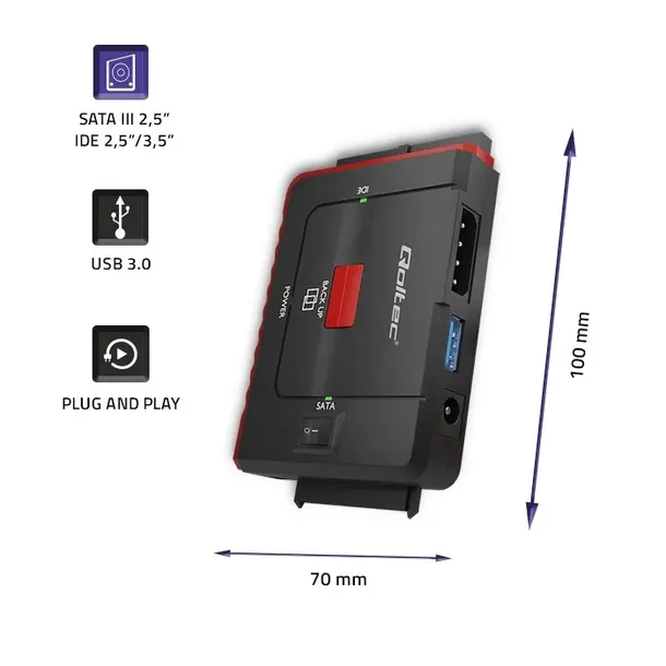 qoltec-adapter-usb-3-0-do-ide-or-sata-iii-waga-z-opakowaniem-0-22-kg