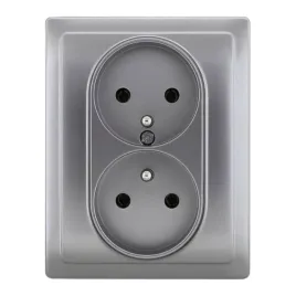 kos-dante-gniazdo-podwojne-z-uziemieniem-kompletne-inox-podtynkowe-454136