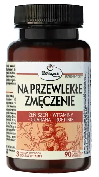 NA PRZEWLEKŁE ZMĘCZENIE 90 kapsułek HERBAPOL KRAKÓW