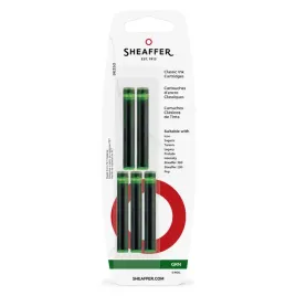 naboje-atramentowe-sheaffer-zielony-5-szt