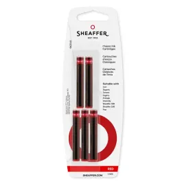 naboje-atramentowe-sheaffer-czerwony-5-szt