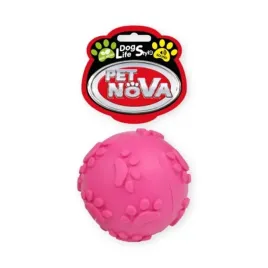 petnova-zabawka-dla-psa-pilka-piszczaca-6cm-rozowa
