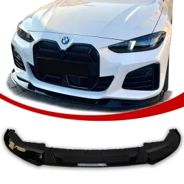 bmw-g26-przednia-dokladka-zderzaka-spojler-lotka-3d-look-czarny-polysk