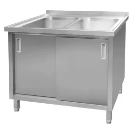 zlew-ze-stali-nierdzewnej-2-komorowy-przyscienny-spawany-z-szafka-s-100-cm