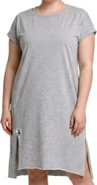 bawelniana-sukienka-krotki-rekaw-letnia-rozciecia-popiel-rozmiar-52-6xl