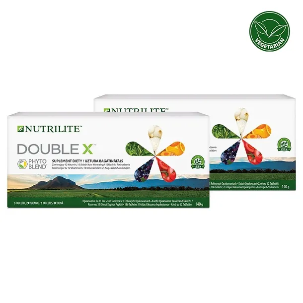 Amway Suplement diety DOUBLE X Nutrilite opakowanie na 31 dni bez kasetki
