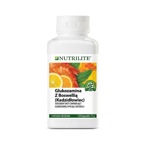 Suplement diety Glukozamina z boswellią Nutrilite 150 kapsułek