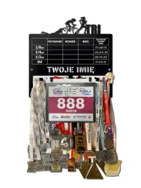 wieszak-na-medale-i-numery-startowe-rekordy-triathlon-woman-twoje-imie-dowo