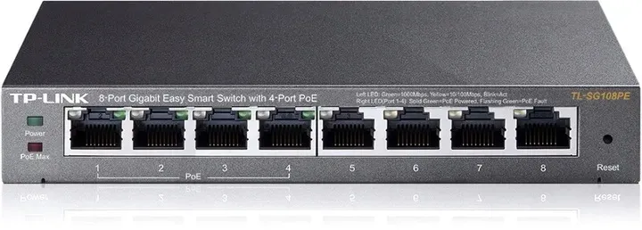 tl-sg108pe-switch-smart-8xge-4xpoe-stan-nowy-rodzaj-inny