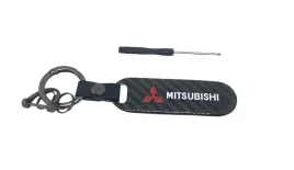 mitsubishi-brelok-breloczek-smyczka-karbon
