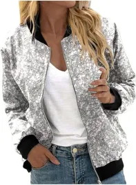 bluza-damska-szara-wzor-blysk-czarne-wykonczenie-zamek-m