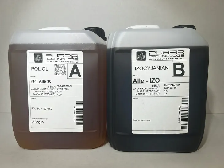 Gęstość 30kg/m3 PPT-ALLE-30 pianka poliuretanowa w płynie, izolacja PUR