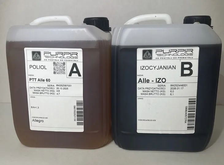 Gęstość 60kg/m3 PPT-ALLE-60 piana w płynie PUR, pianka poliuretanowa