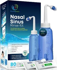 plusqmed-zestaw-do-plukania-nosa-zatok-irygator-butelka-300ml-80-saszetek