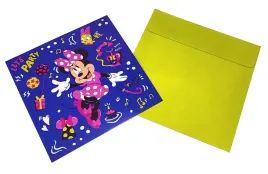 zaproszenia-urodzinowe-z-kopertami-disney-myszka-minnie-12-x-12-cm