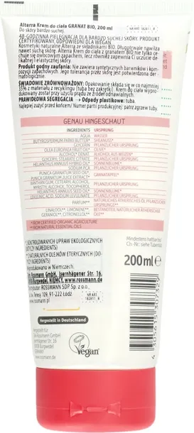 alterra-krem-do-ciala-granat-200-ml-stan-nowy