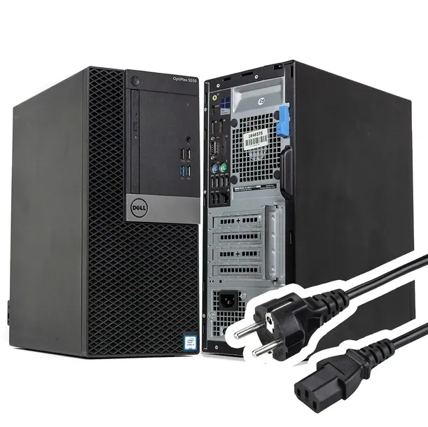 KOMPUTER DELL 5050 TOWER I5 7GEN 16GB W11PRO WIFI + NOWY DYSK 512GB NVME
