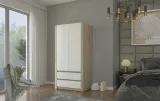 szafa-garderoba-90cm-2d-2sz-sonoma-mix-biala-b-20-stan-nowy