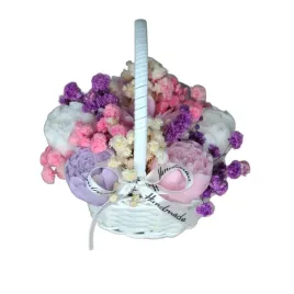 flower-wax-box-wieczny-bukiet-kwiaty-z-wosku-mini-koszyk-slub-prezent