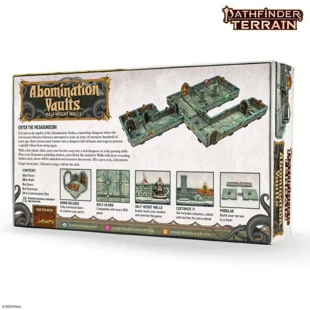 pathfinder-terrain-abomination-vaults-half-height-walls-wydawca-archon-studio