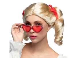 peruka-blond-z-kucykami-i-wstazkami