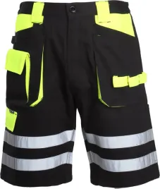 spodenki-ochronne-robocze-krotkie-czarno-zolte-z-odblaskami-s-lahti-pro